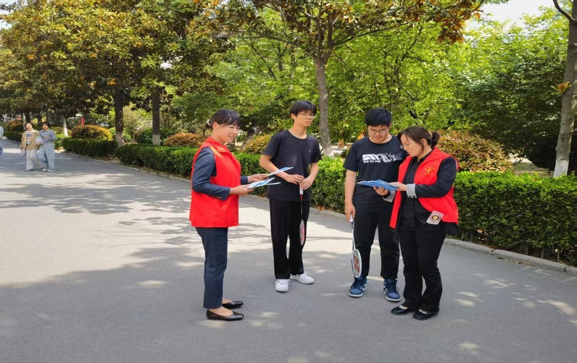 节水宣传润校园，点滴行动沁心田——宿州二中项目部开展节水宣传活动